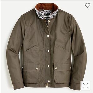 NWT J. Crew Liberty London Barn Jacket Mossy Brown Sz L